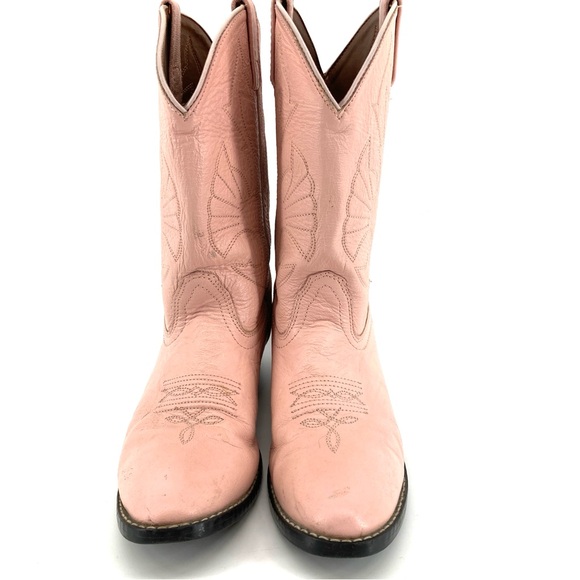 Vintage Acme Pink Western Cowboy Boots - Picture 5 of 10